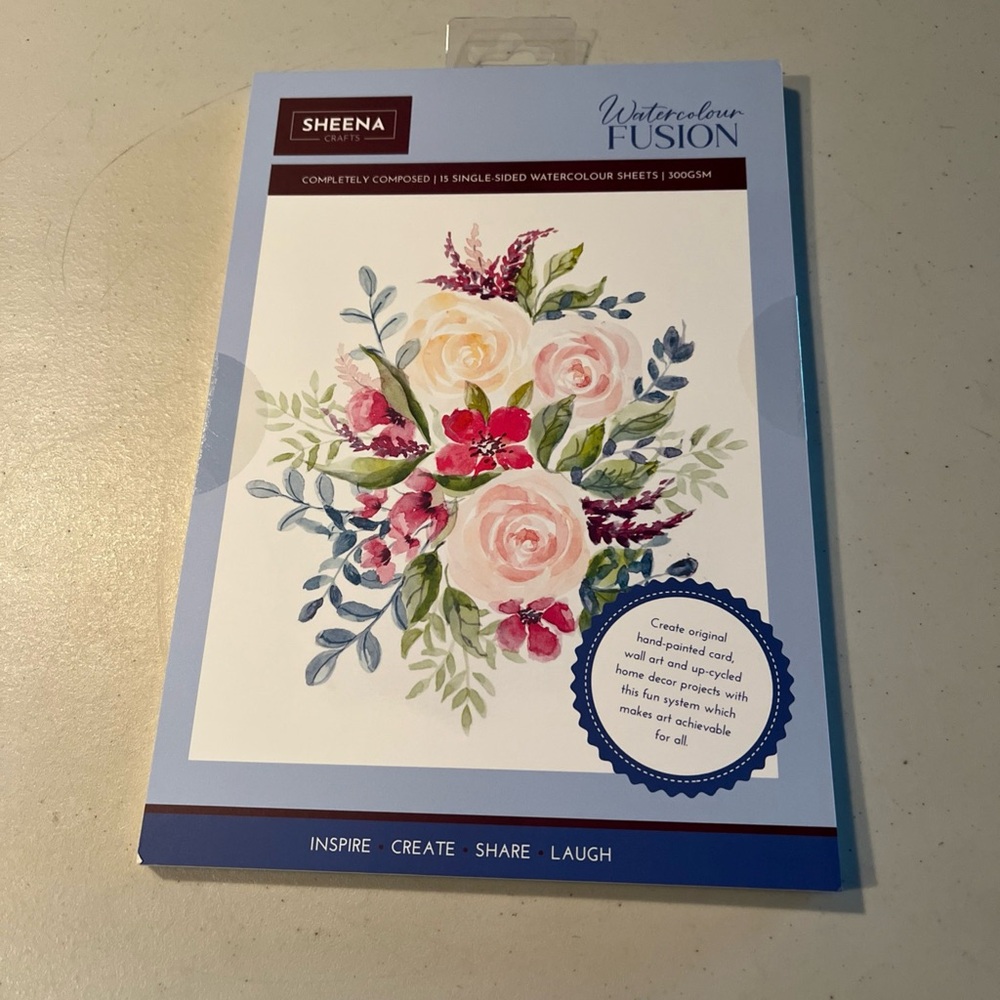 Watercolour Fusion Art Sheets - Multicolor